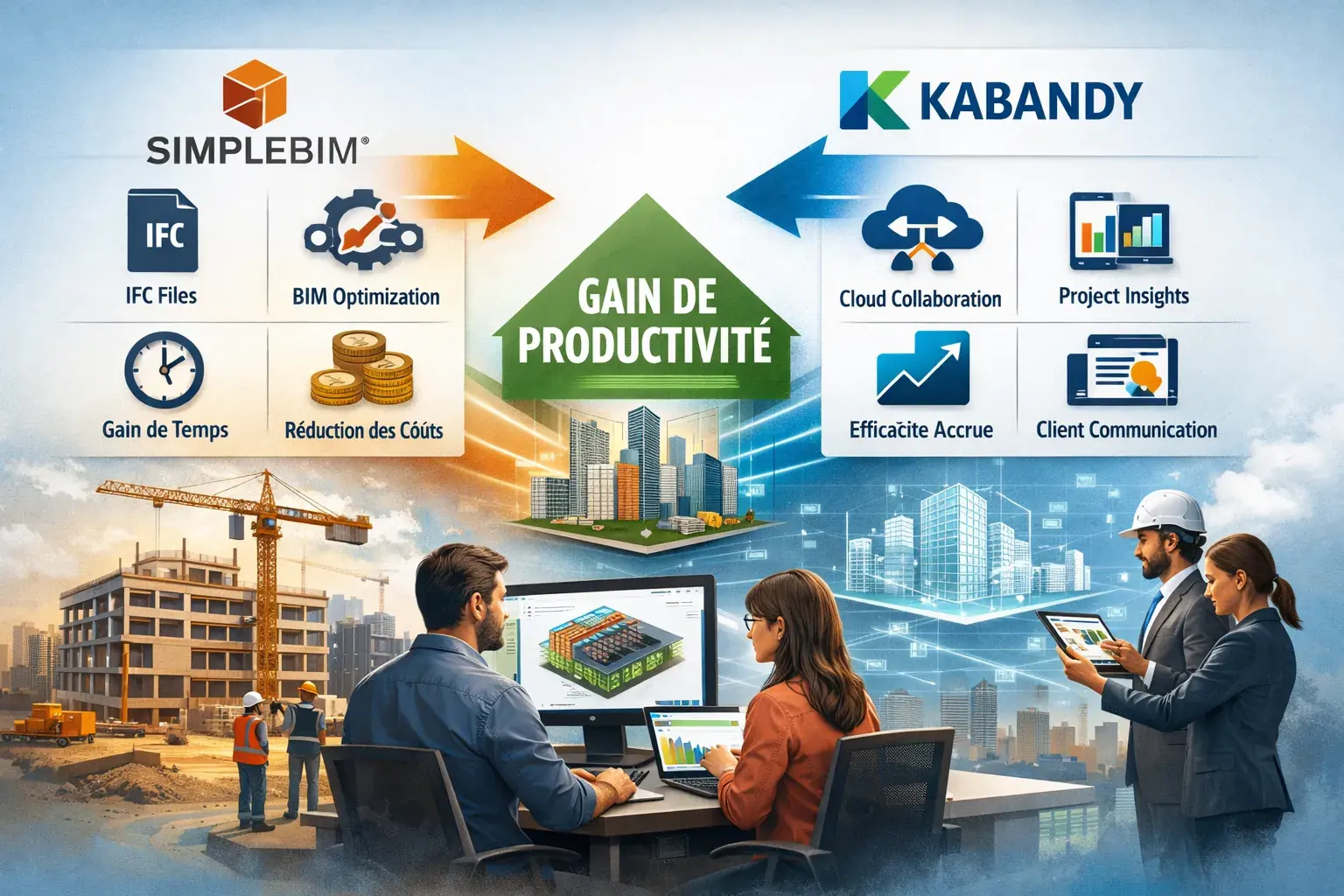 Logos et interfaces Simplebim et Kabandy